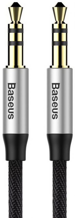 Kabelis Baseus 3.5mm Male - 3.5mm Male Grey (CAM30-BS1)