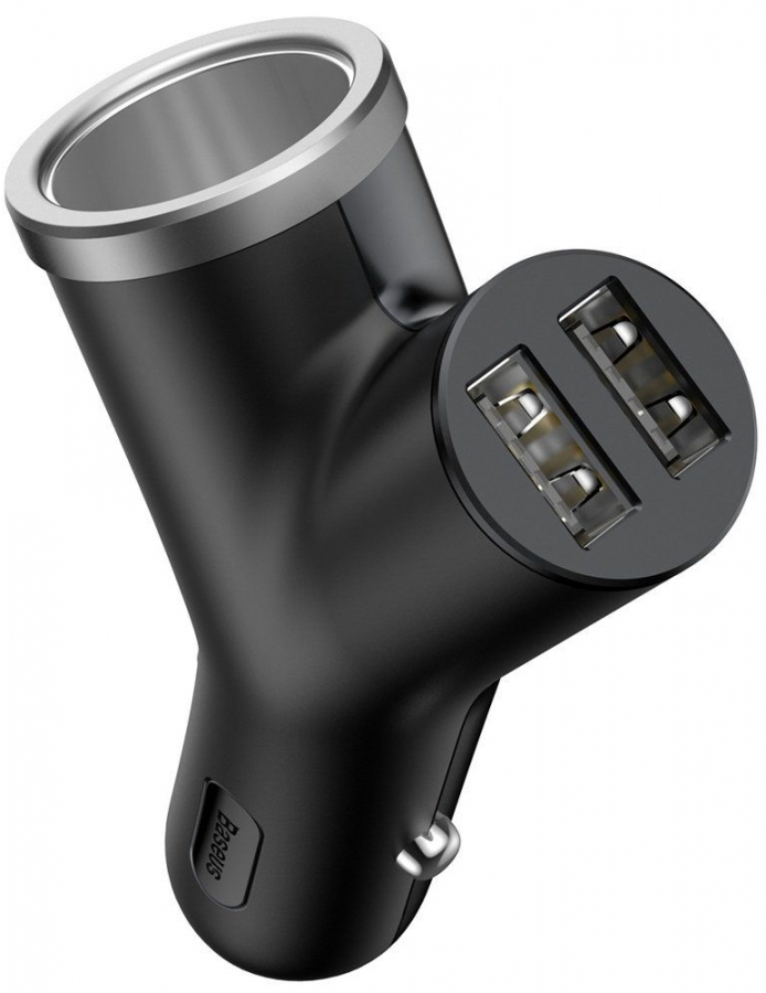 Charger Baseus Y Type Charger 3.4A Black (CCALL-YX01)