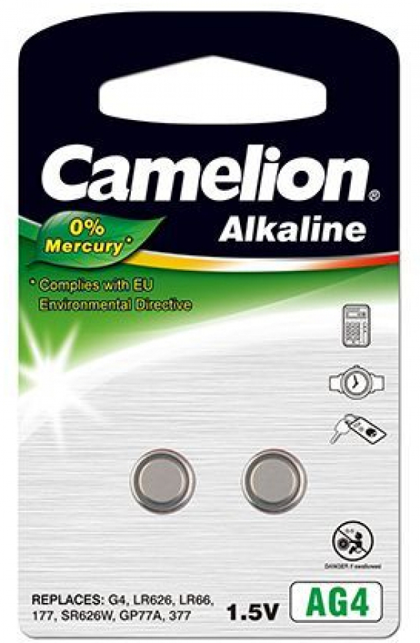 Baterijas Camelion AG4/ LR66/ LR626/ 377 (12050204)