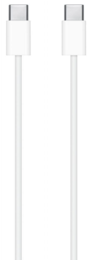 Kabelis Apple USB Type-C Male - USB Type-C Male 1m White (MM093ZM/A)