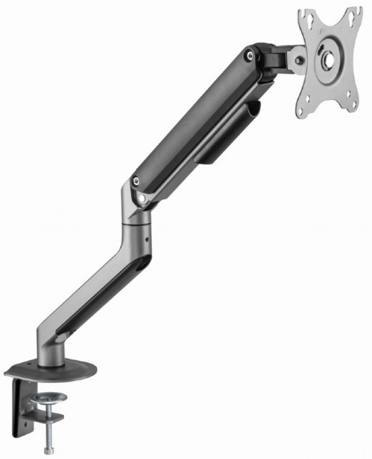 Monitora stiprinājums Gembird Desk Mounted Adjustable Monitor Arm Space Grey (MA-DA1-05)