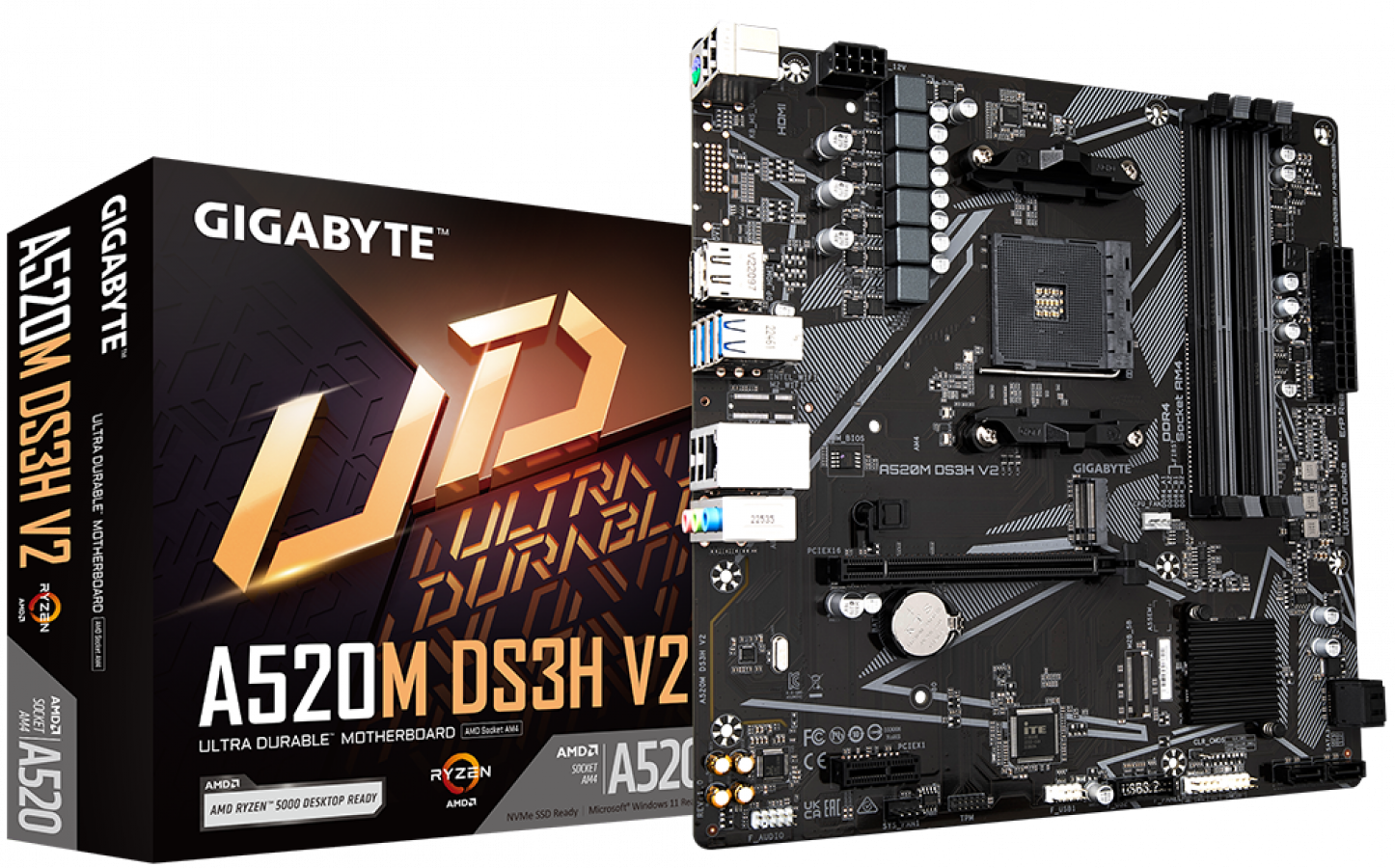 Pamatplate Gigabyte A520M DS3H V2 (A520M DS3H V2)
