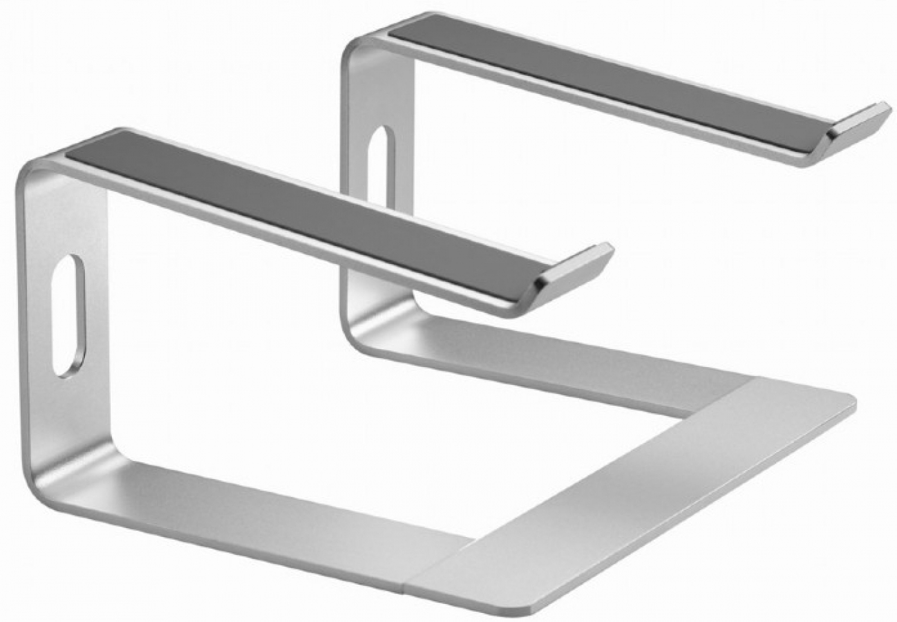 Klēpjdatora statīvs Gembird Notebook Riser Stand Silver (NBS-D1-01)