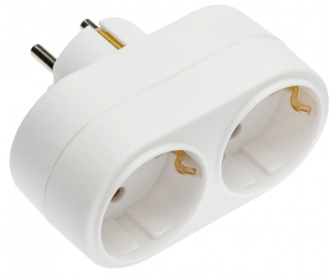 Sadalītājs GTV Schuko 2 x 220V 3500W (5908231360847)