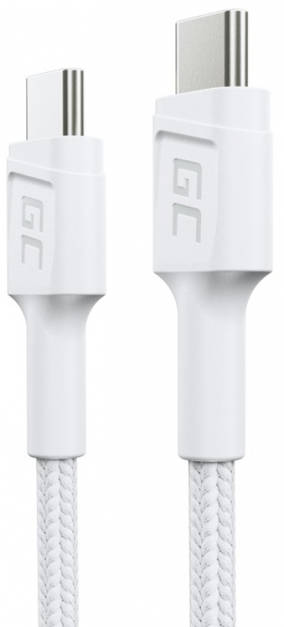 Kabelis Green Cell USB Type-C Male - USB Type-C Male PowerStream with Fast Charging 60W 30cm (KABGC31W)