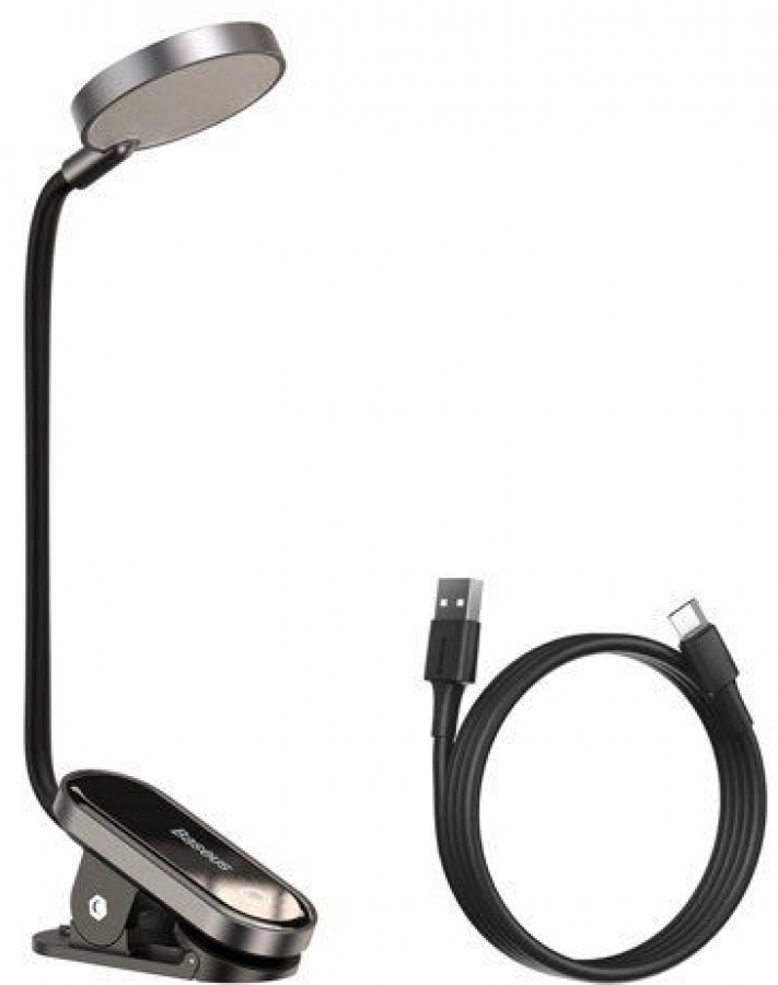 LED Lamp Baseus Comfort Reading Mini Clip Lamp Dark Gray (DGRAD-0G)