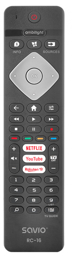 Tv Pults Savio Philips Universal Remote Control RC-16 (RC-16)