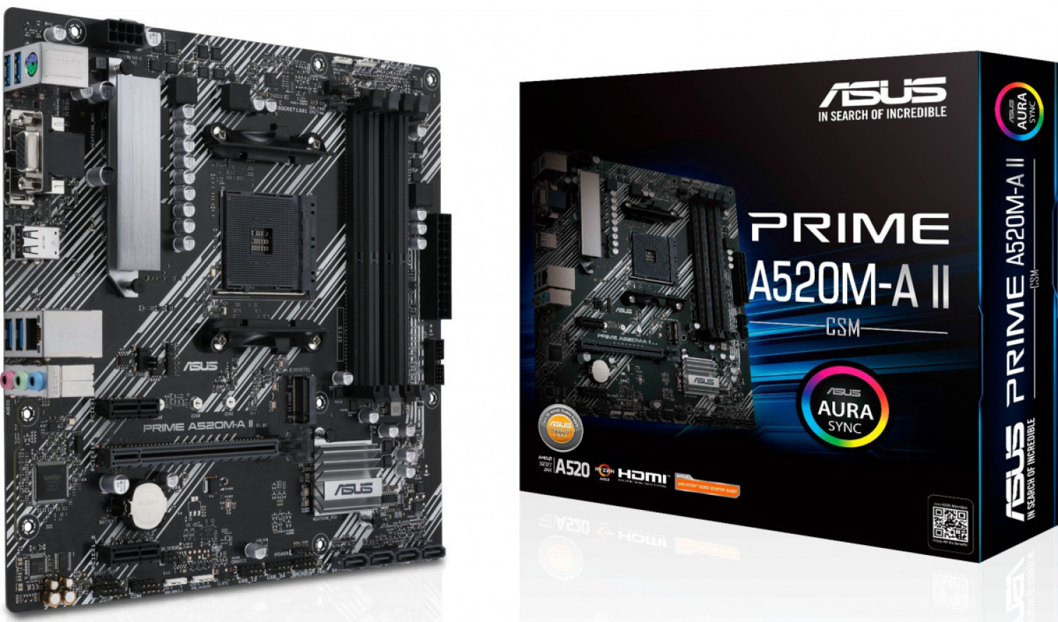 Pamatplate Asus PRIME A520M-A II/CSM (90MB17H0-M0EAYC)