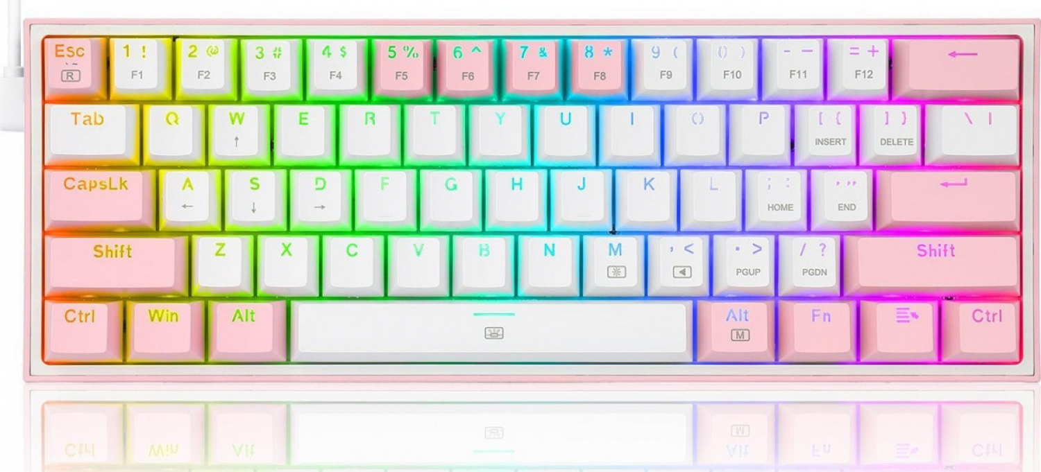 Keyboard Redragon K617 Fizz Pink (K617-RGB PINK)