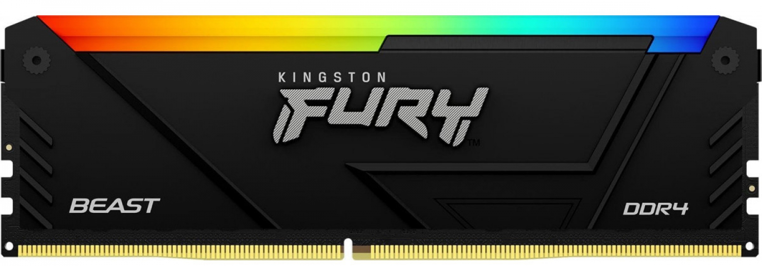 Operatīvā atmiņa Kingston Fury Beast RGB 8GB Black (KF436C17BB2A/8)
