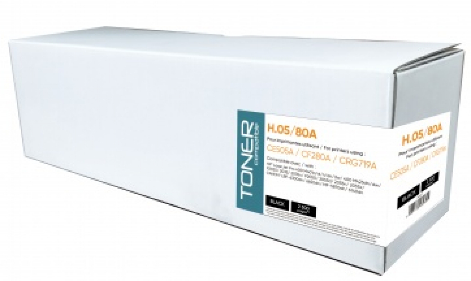 Toneris GenerInk HP / CANON H.05 / 80A CE505A / CF280A / CRG719A (H.05/80A-GI-N)