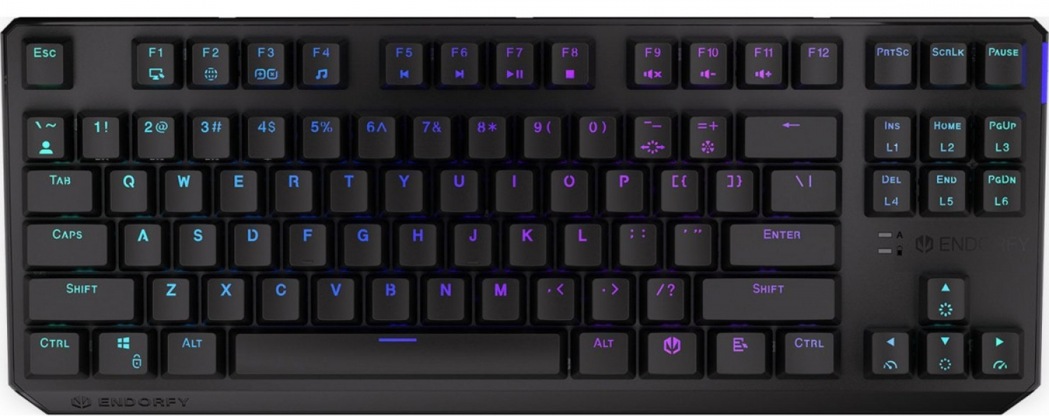 Klaviatūra Endorfy Thock TKL Wireless Black (EY5A081)