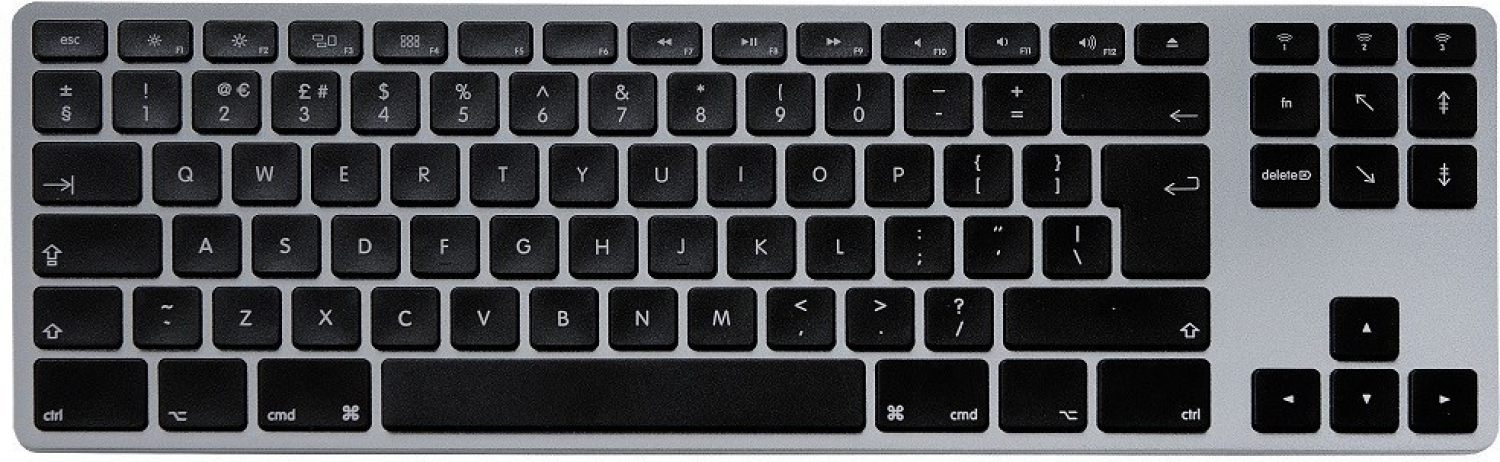 Klaviatūra Matias Mac Tenkeyless Wireless Space Gray (FK408BTB-UK)