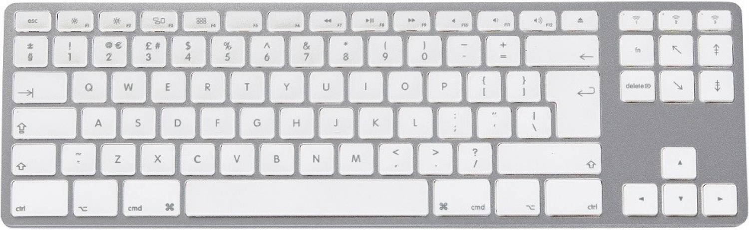 Klaviatūra Matias Mac Tenkeyless Wireless Silver (FK408BTS-UK)