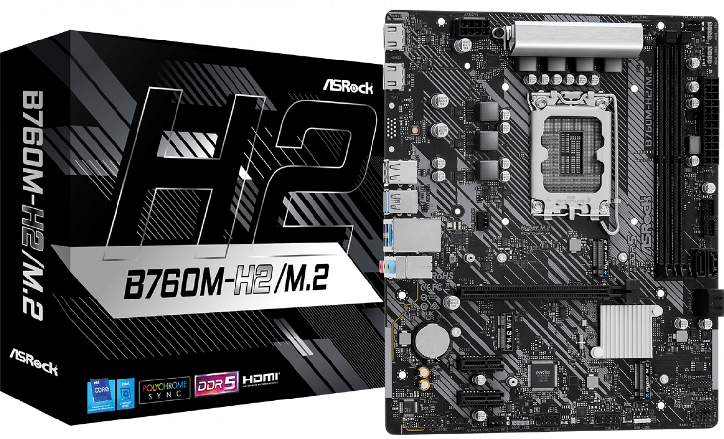 Pamatplate Asrock B760M-H2/ M.2 (B760M-H2/M.2)