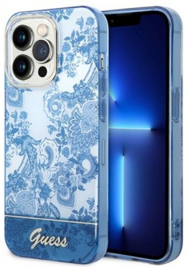Case for Guess for Apple iPhone 14 Pro Max (GUHCP14XHGPLHB)