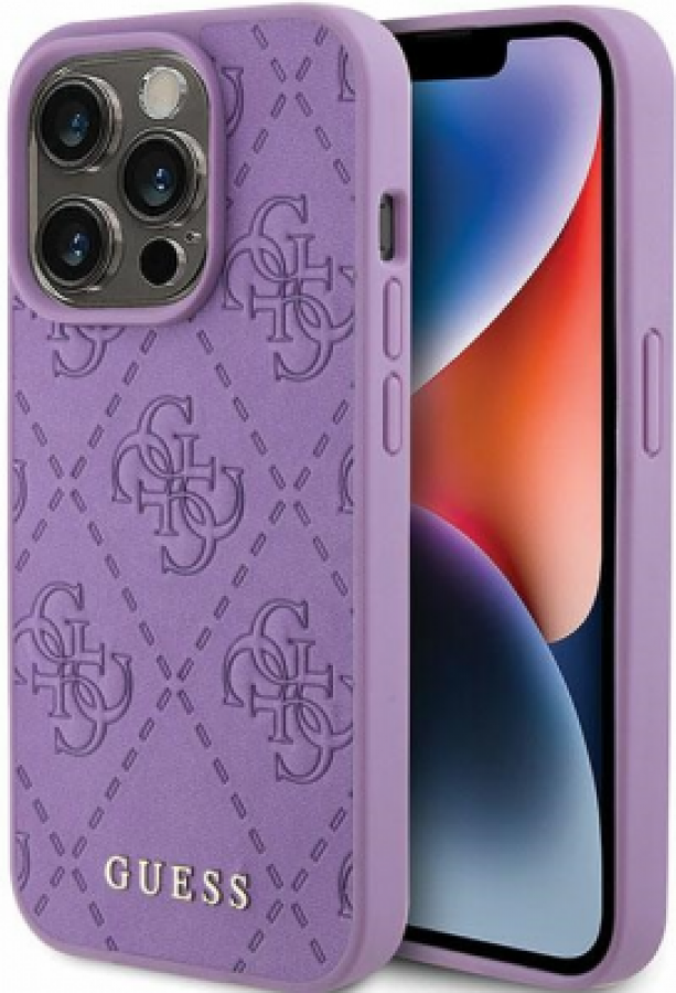 Phone case Guess PU Quilted 4G Classic for Apple iPhone 15 Pro Max (GUHCP15XP4EPMU)