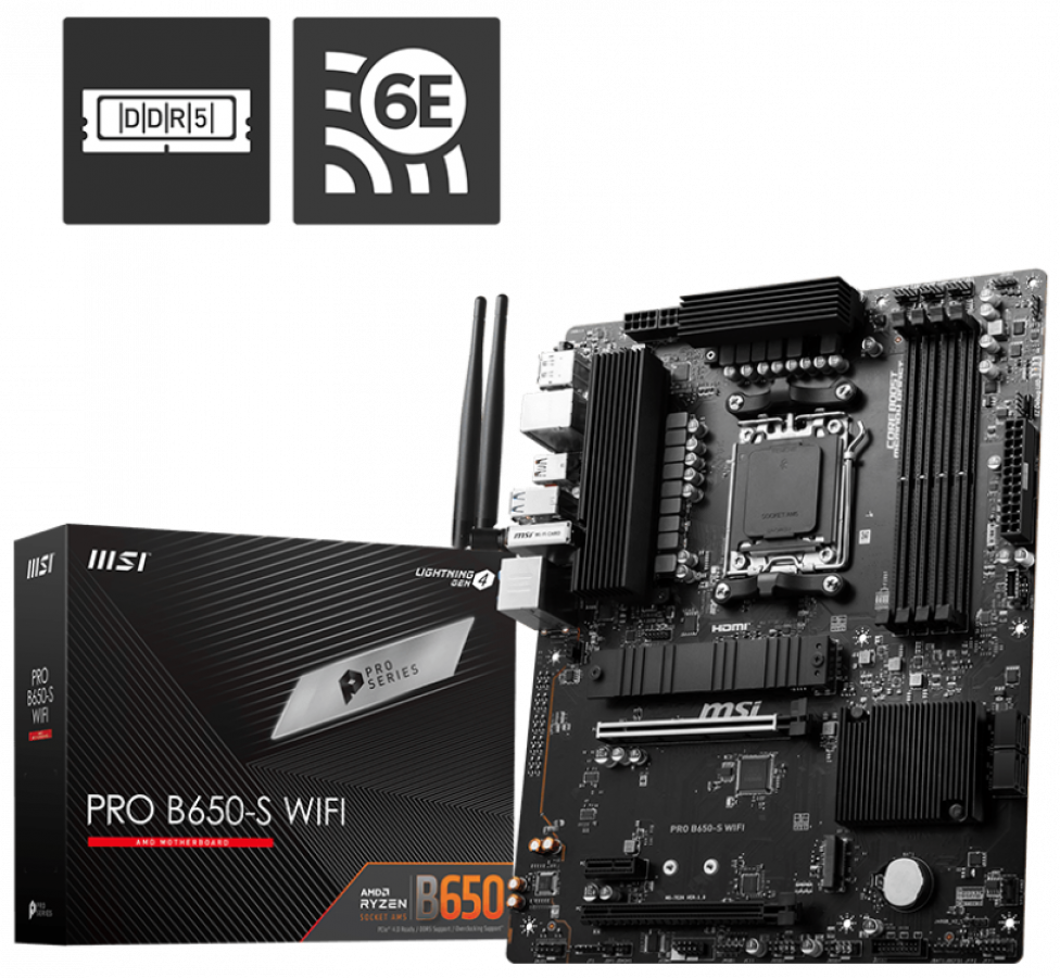 Pamatplate MSI PRO B650-S WIFI (PROB650-SWIFI)
