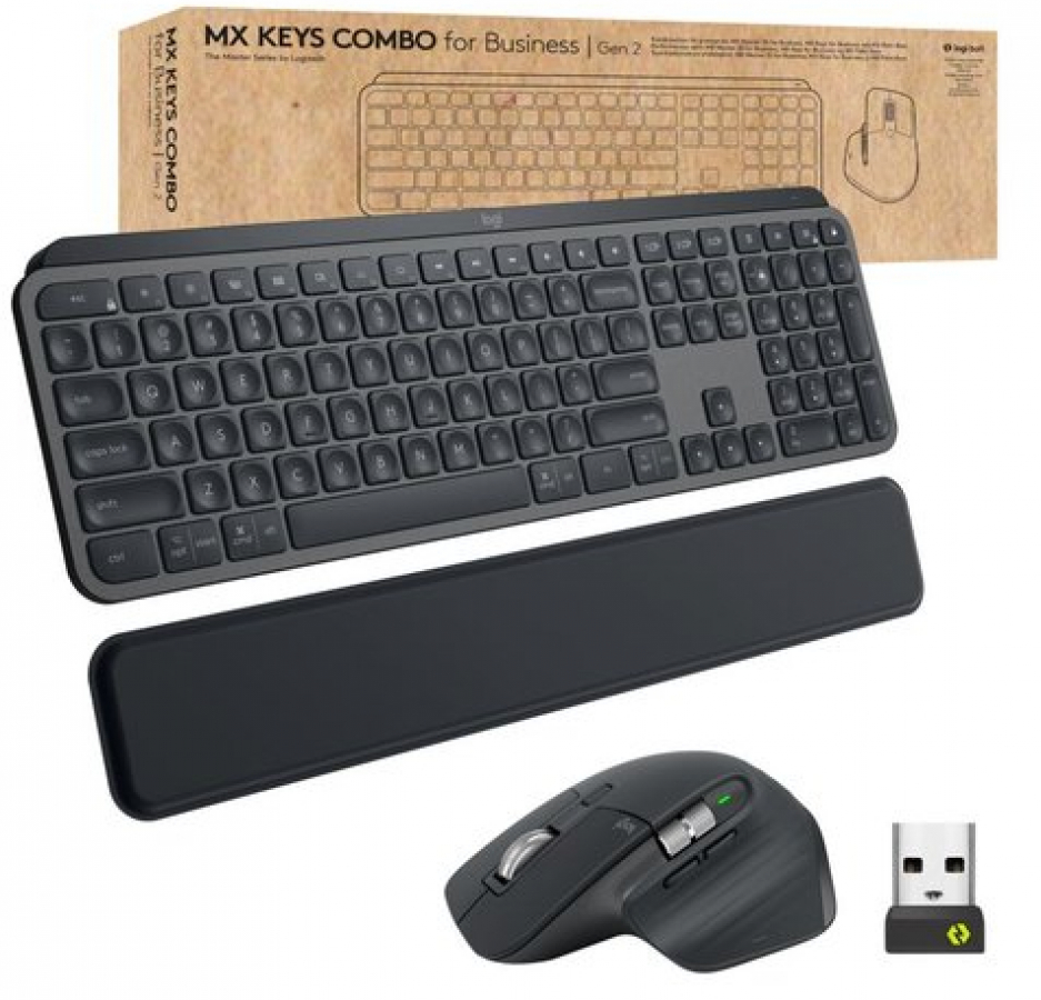 Perifērijas komplekts Logitech MX Keys Combo for Business (920-010933)
