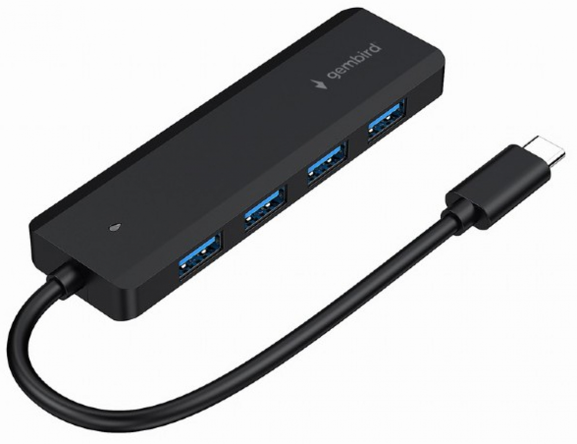 Hubs Gembird 4-port USB 3.1 (Gen 1) Type-C hub (UHB-CM-U3P4P-01)