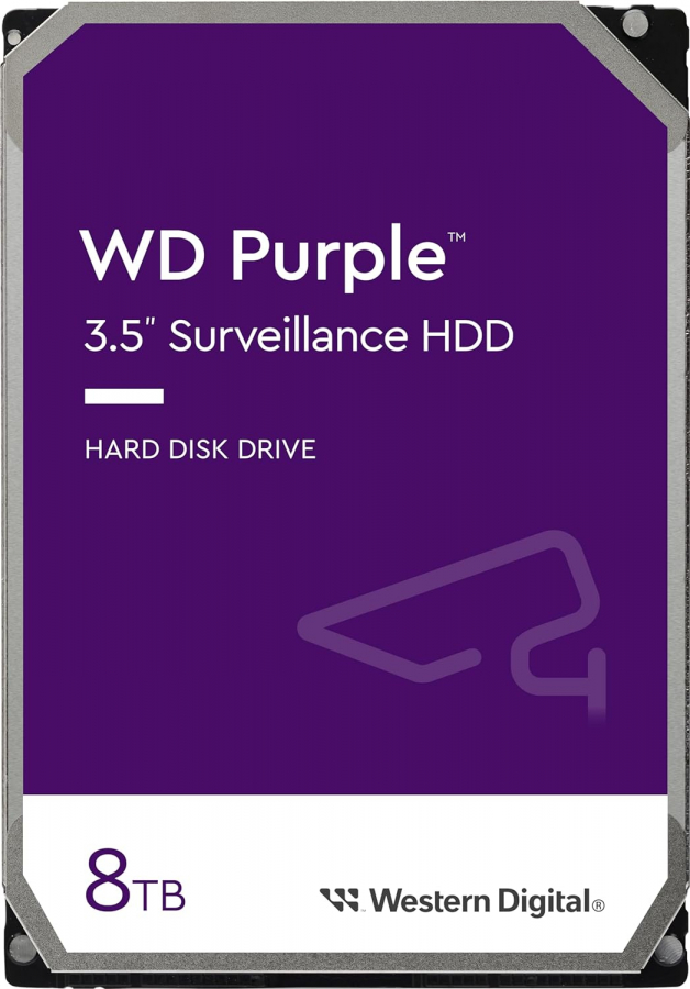 Cietais disks Western Digital Purple Pro 8TB (WD85PURZ)