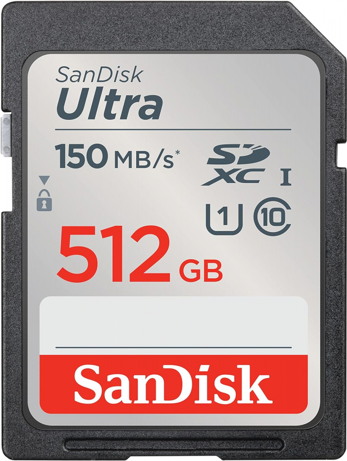 Atmiņas karte Sandisk Ultra SDXC 512GB (SDSDUNC-512G-GN6IN)