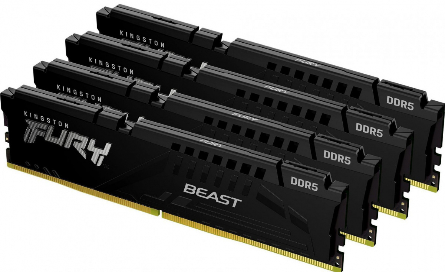 RAM Kingston Fury Beast 128GB Black (KF556C40BBK4-128)