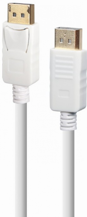 Kabelis Gembird DisplayPort Male - DisplayPort Male 1.8 m White 4K (CC-DP2-6-W)
