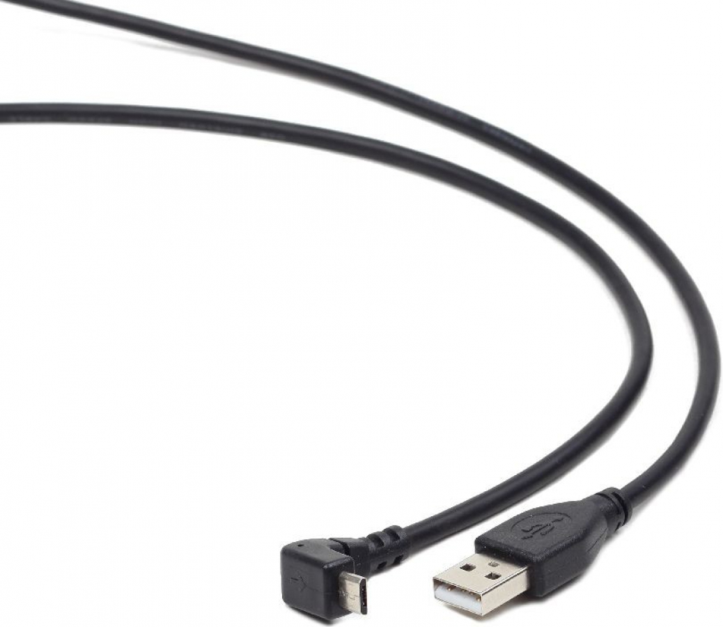 Kabelis Gembird USB Male - MicroUSB Male 1.8m Black (CCP-MUSB2-AMBM90-6)