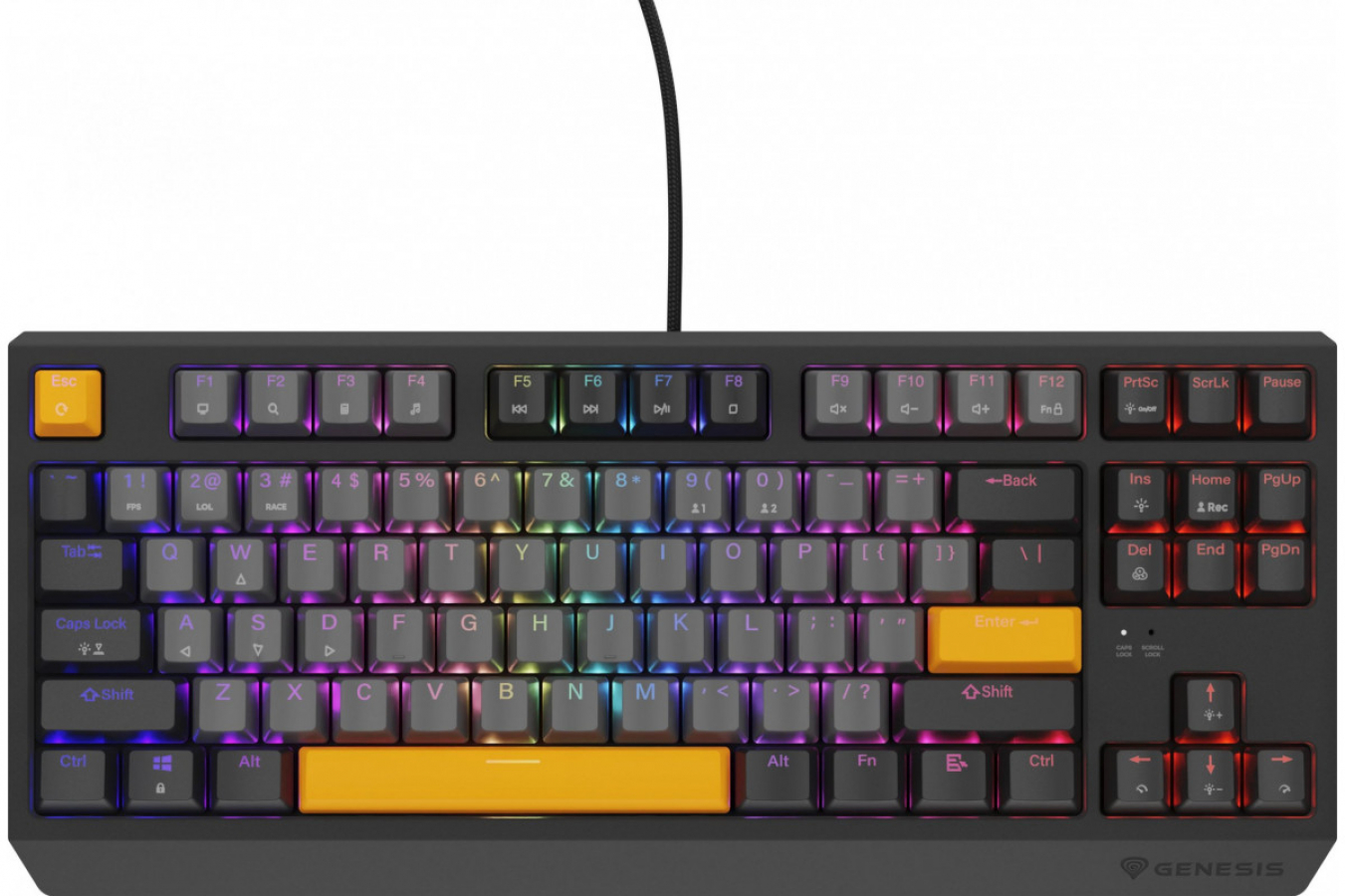 Klaviatūra Genesis Thor 230 TKL Outemu Red (NKG-2082)
