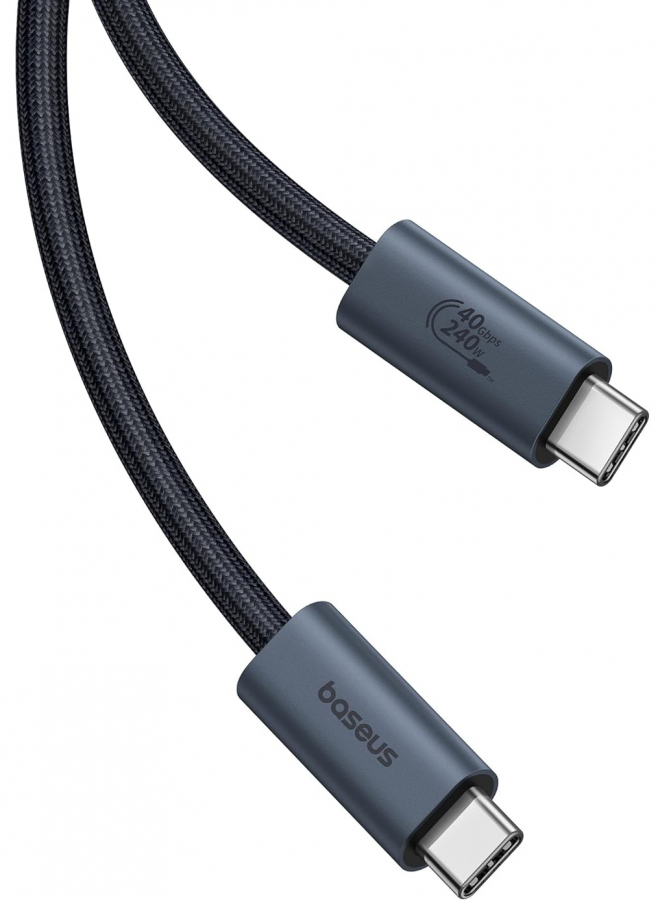 Cable Baseus USB Type-C Male-USB Type-C Male 240W 1m (P10311803111-00)