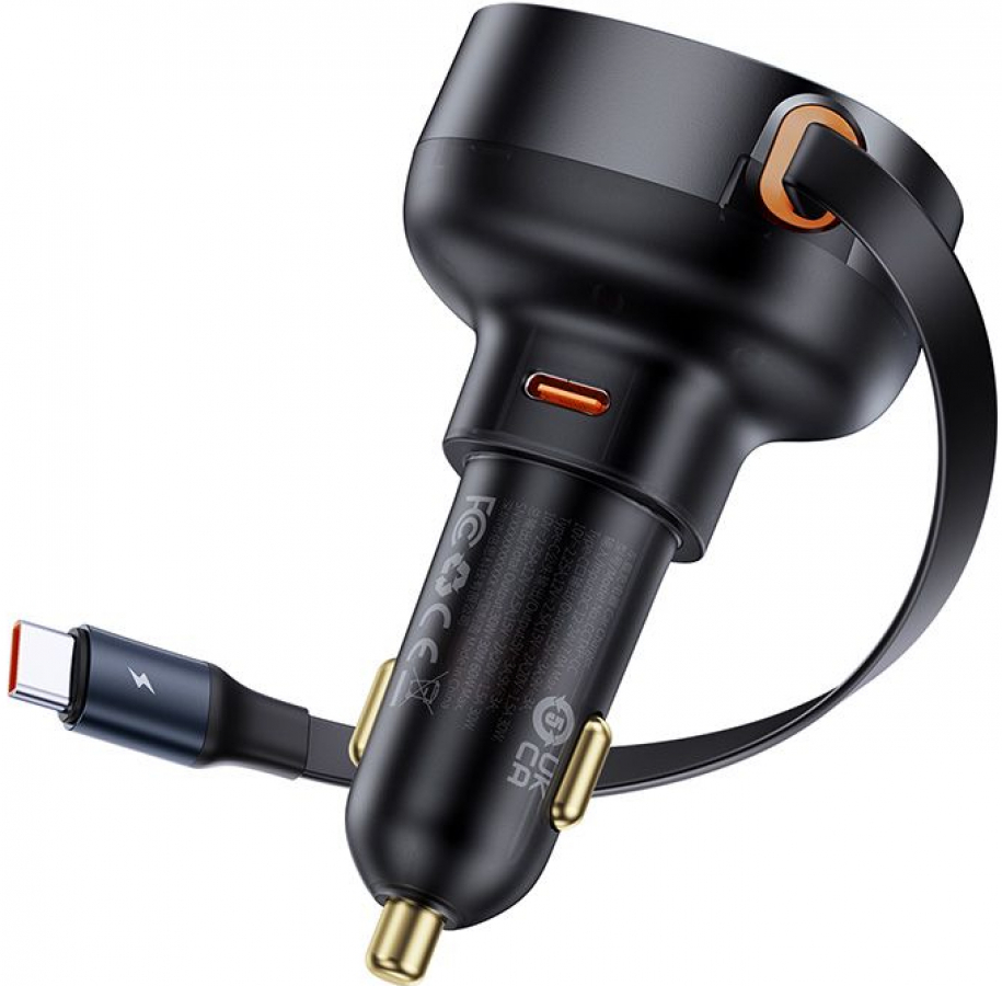 Auto lādētājs Baseus Car Quick Charger 60W Black (C00057802111-01)