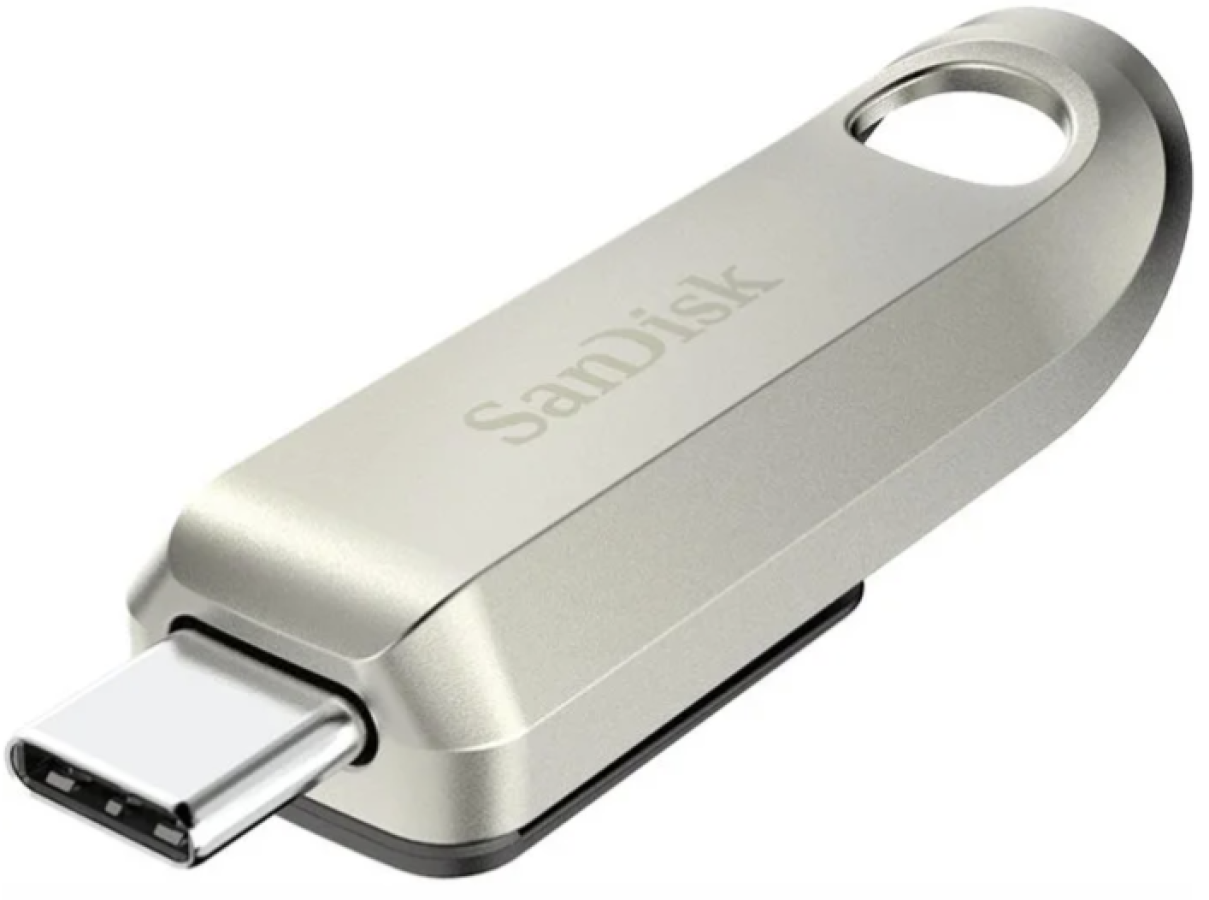 Flash memory SanDisk Ultra Luxe 64GB USB-C Silver (SDCZ75-064G-G46)