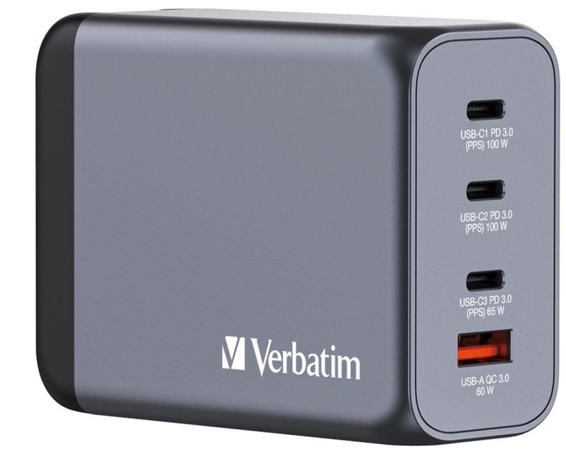 Lādētājs Verbatim Wall Charger 200W Grey (32204V)