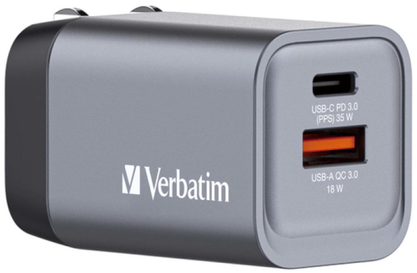 Lādētājs Verbatim Wall Charger 35W Grey (32200V)