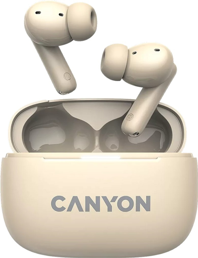 Headphones Canyon OnGo 10 ANC TWS-10 Beige (CNS-TWS10BG)