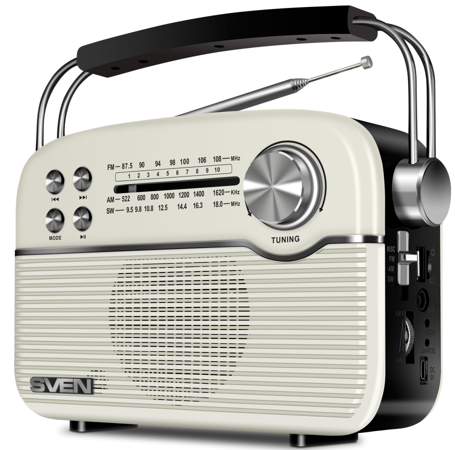 Radio receiver Sven SRP-500 White (SRP-500W)