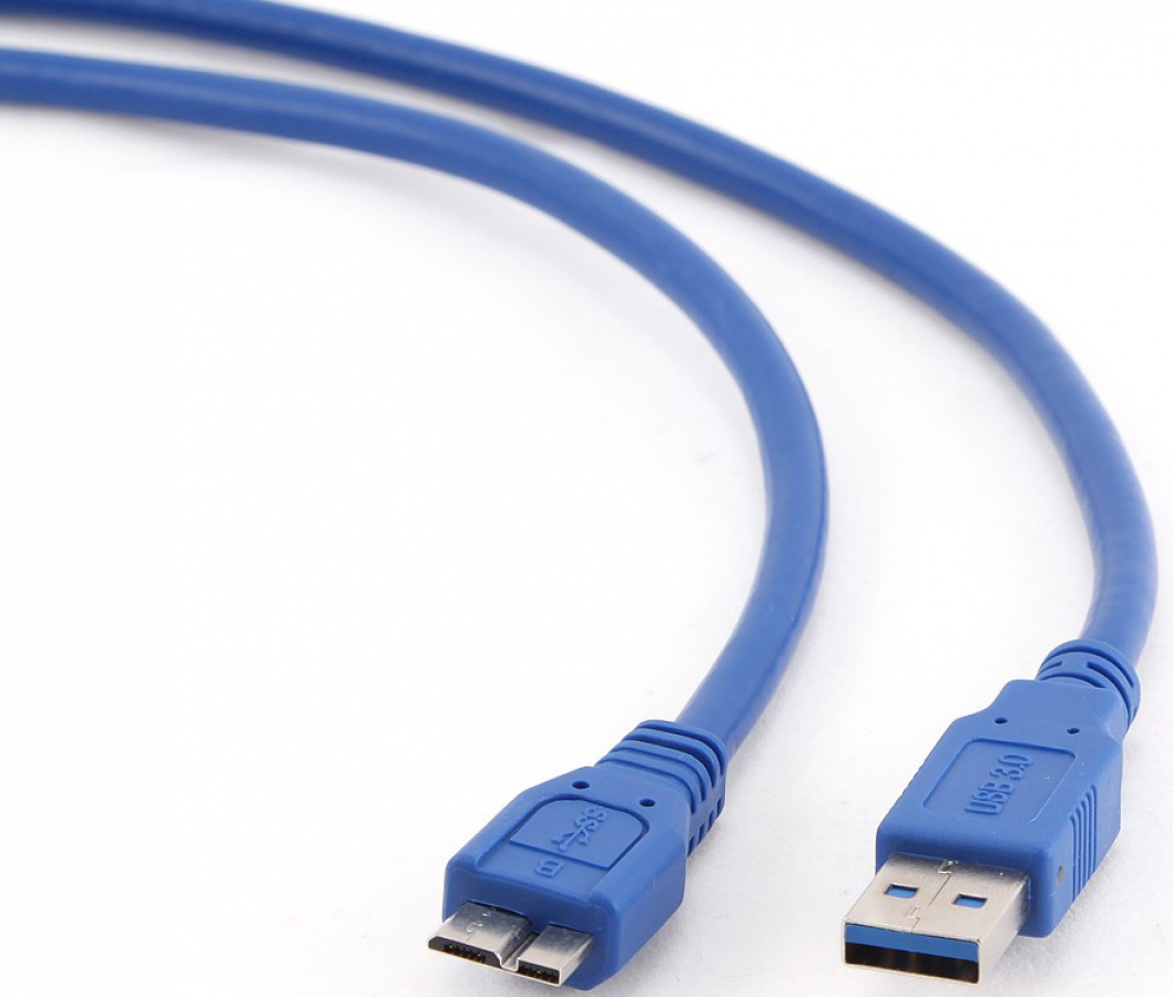 Kabelis Gembird USB Male - MicroUSB Male 3.0 3m Blue (CCP-MUSB3-AMBM-10)