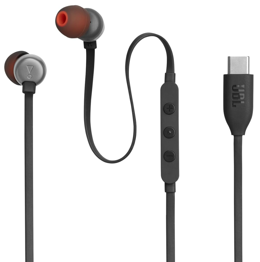 Headphones JBL Tune 310C USB-C Black (JBLT310CBLK)