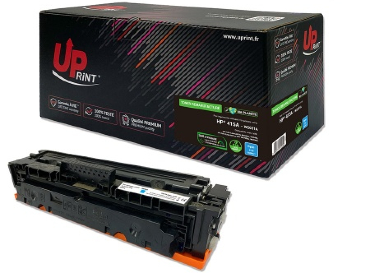 Toneris Uprint HP 415A W2031A Cyan (H.415AC-RE-UP)