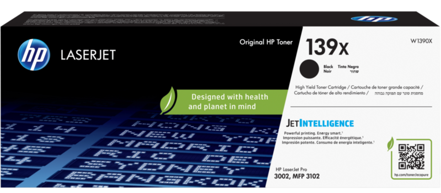 Toneris HP 139X Black (W1390X)