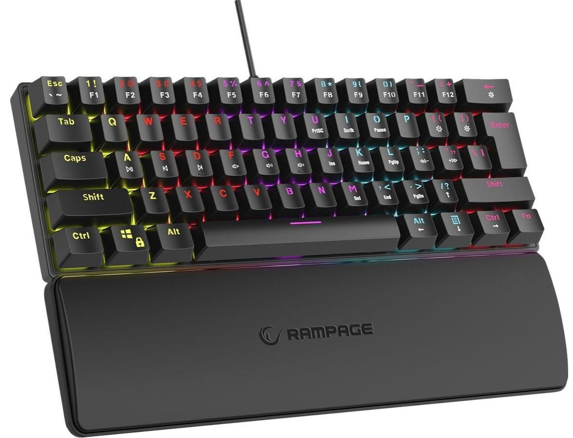 Keyboard Rampage PLOWER K60 Blue RGB (PLOWER K60)
