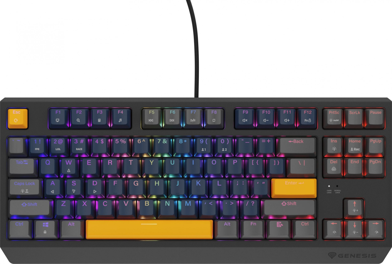 Klaviatūra Genesis Thor 230 TKL Outemu Panda (NKG-2163)