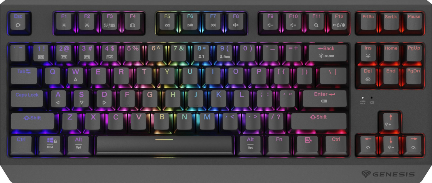 Klaviatūra Genesis Thor 230 TKL Outemu Panda Wireless (NKG-2107)