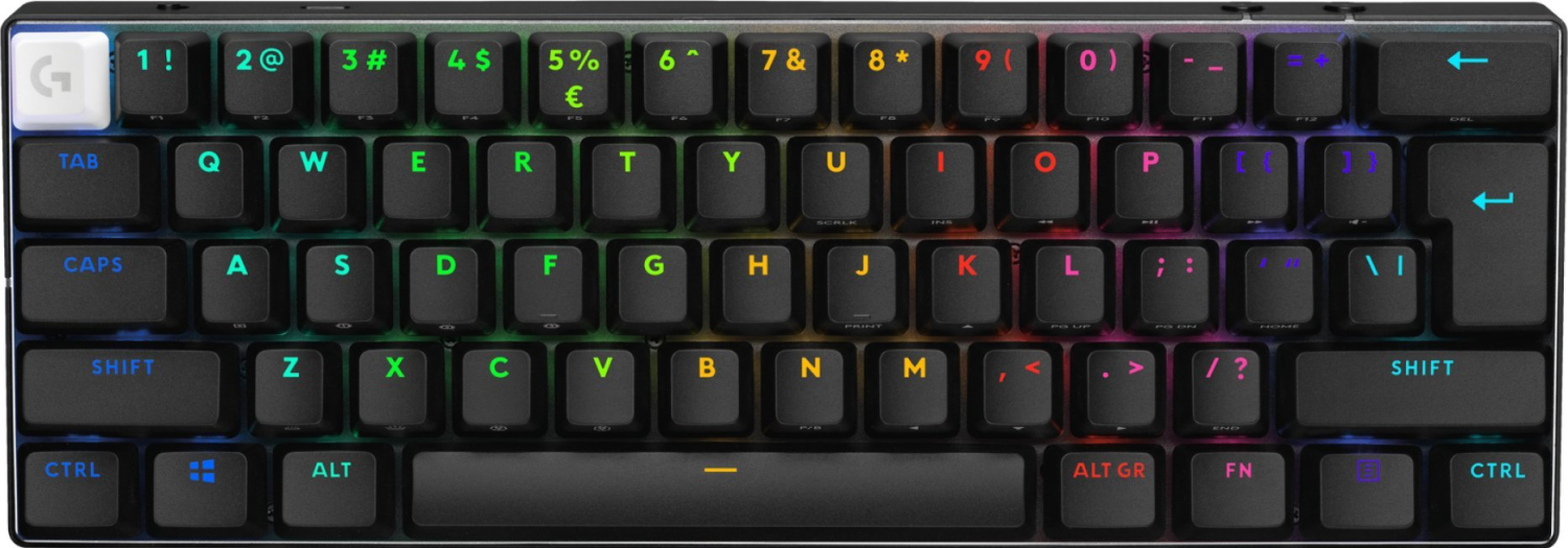 Klaviatūra Logitech Pro X 60 Lightspeed GX Brown (920-011911)