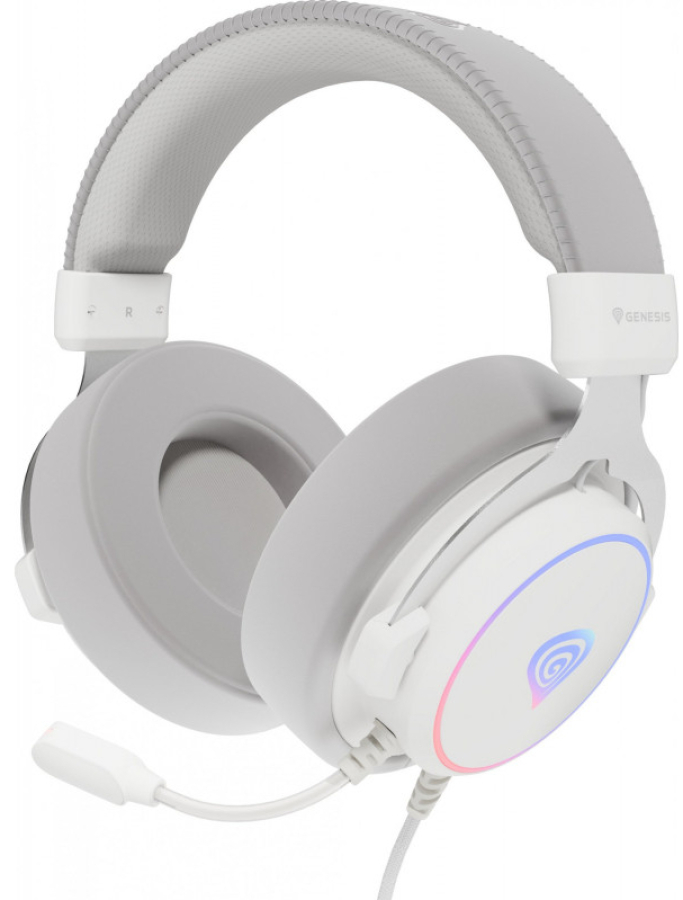 Headphones Genesis Neon 764 RGB White (NSG-2170)