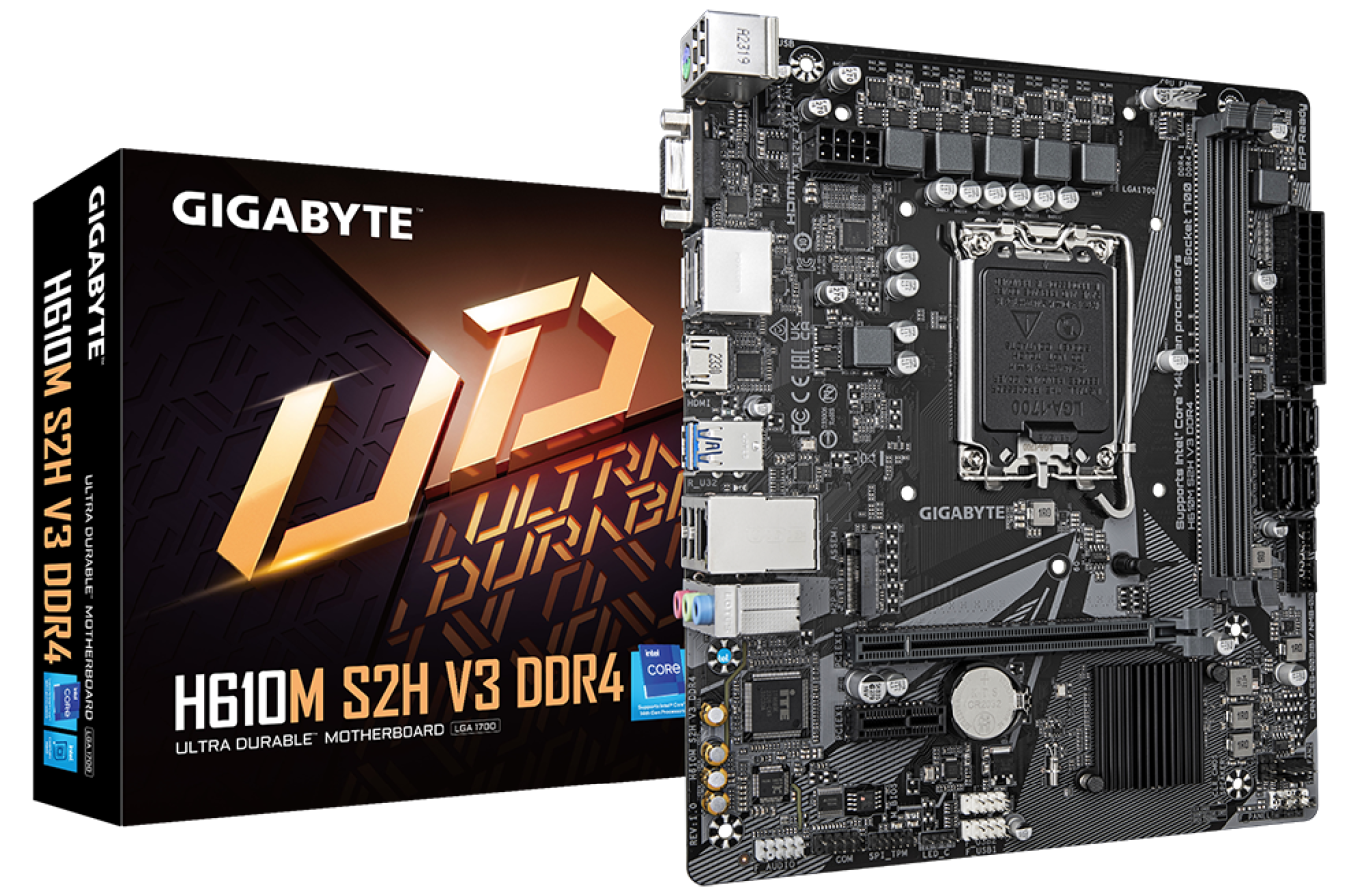 Pamatplate Gigabyte H610M S2H V3 DDR4 (rev. 1.0) (H610M S2H V3 DDR4)