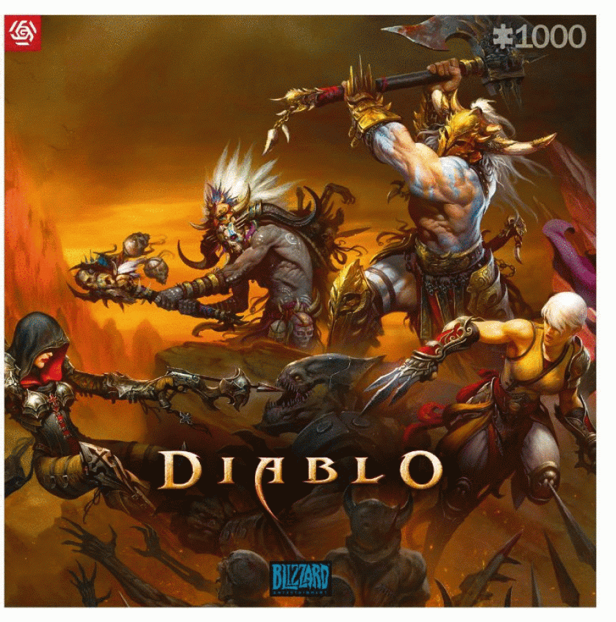 Puzle Good Loot Gaming Puzzle: Diablo Heroes Battle (1000 pieces) (5908305235415)