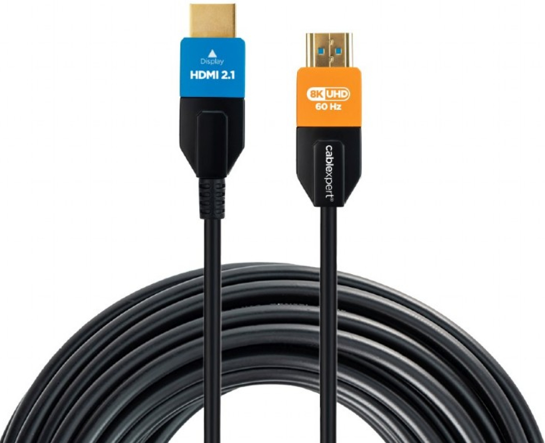 Kabelis Gembird HDMI Male- HDMI Male Ultra High Speed UHD 8K Gold Plated 5m (CC-HDMI8K-AOC-5M)