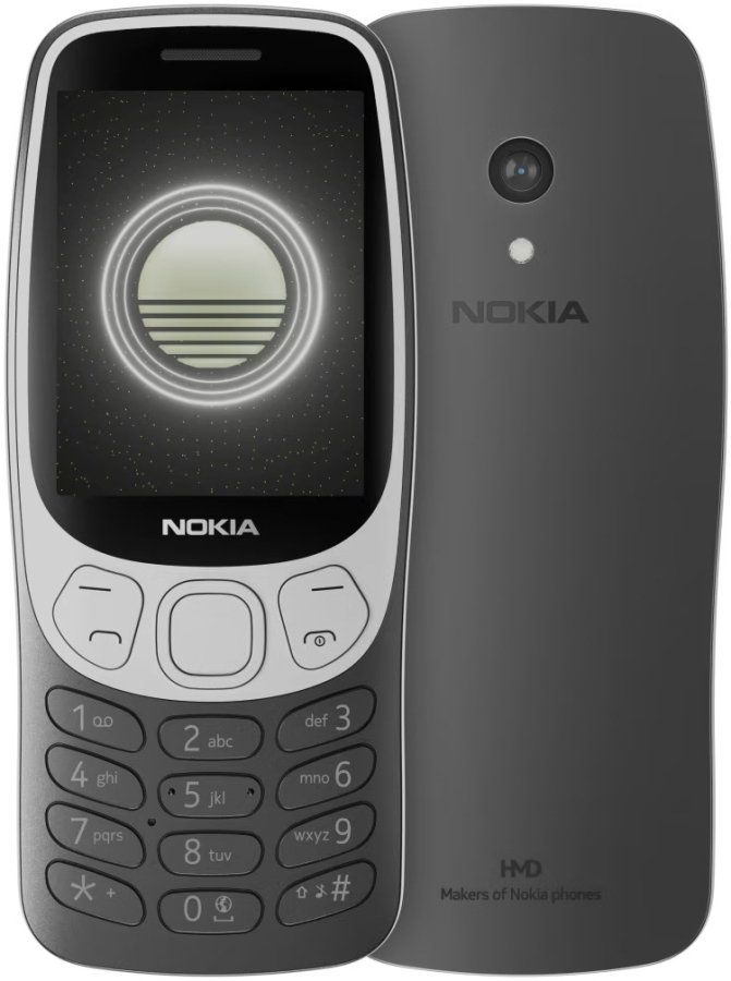 Mobilais tālrunis Nokia 3210 4G Black (1GF025CPA2L01)